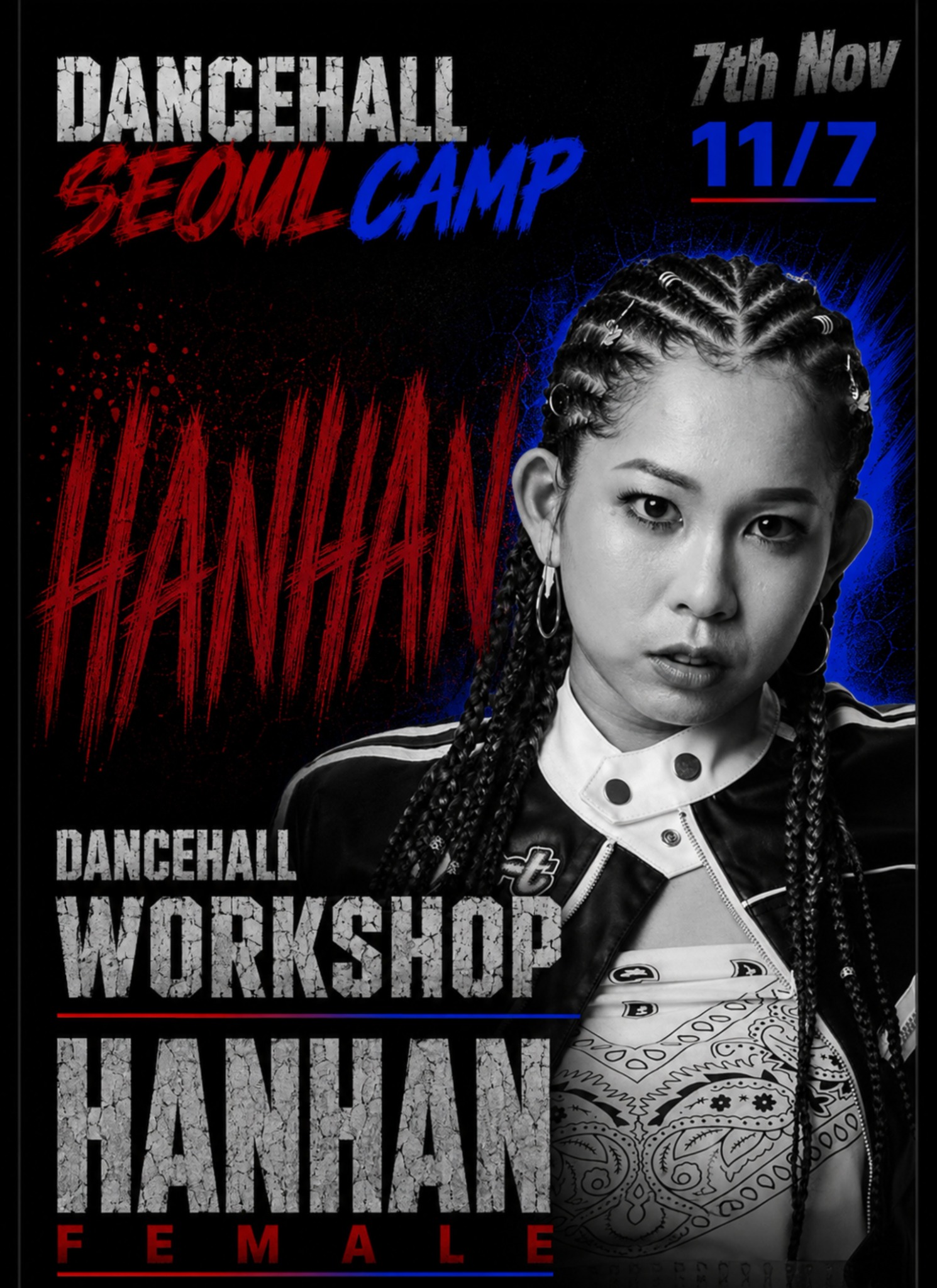 HANHAN Dancehall Seoul Camp workshop poster
