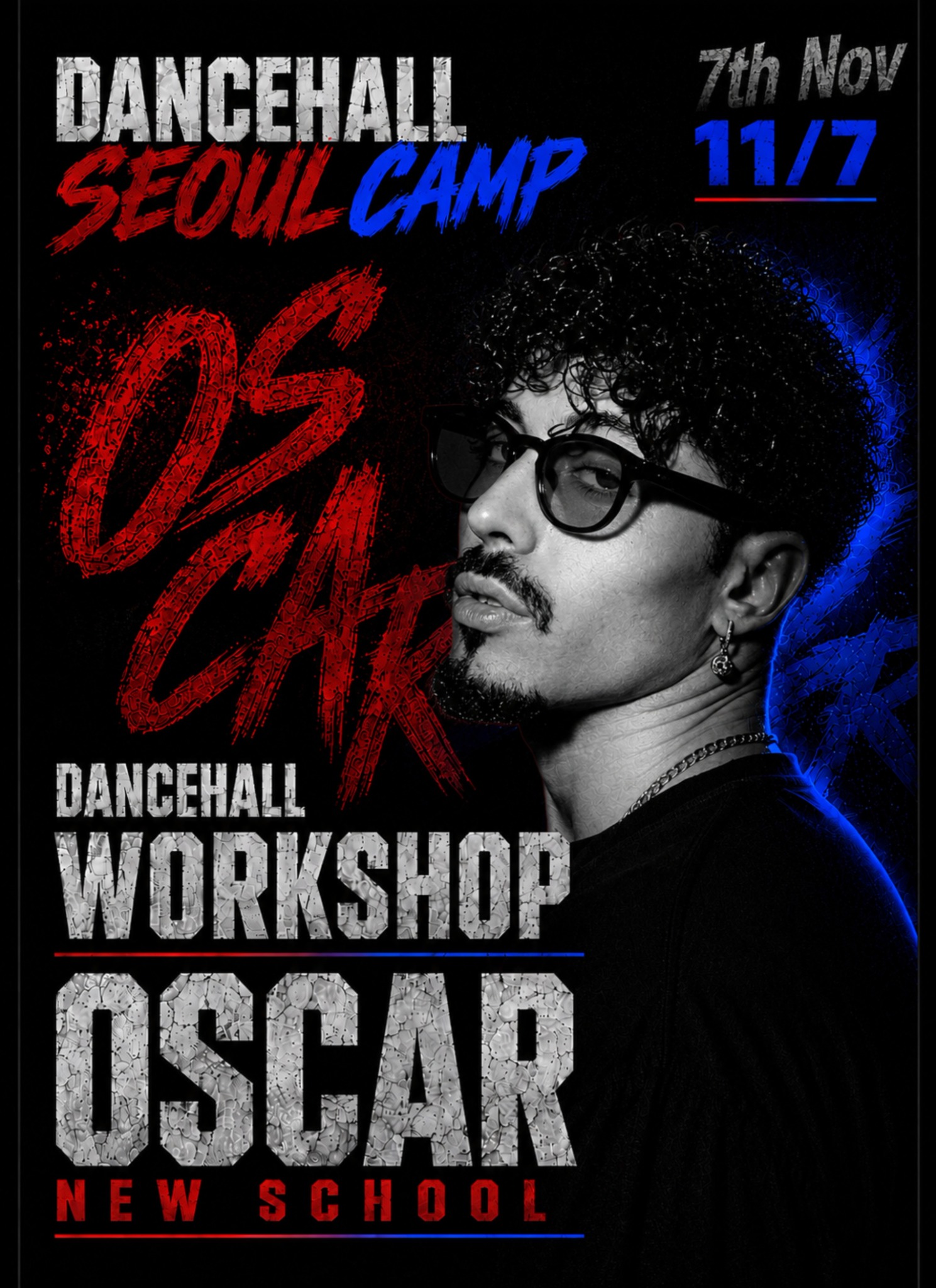 OSCAR Dancehall Seoul Camp workshop poster